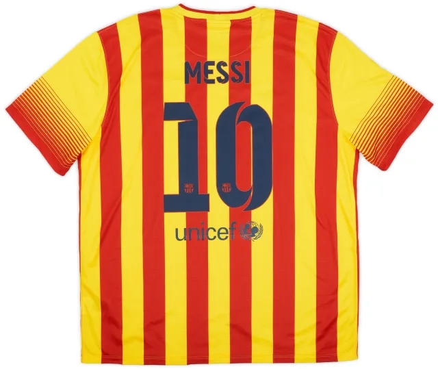Nike 2013-15 Barcelona Away Shirt Messi #10 - 8/10 - (XXL)