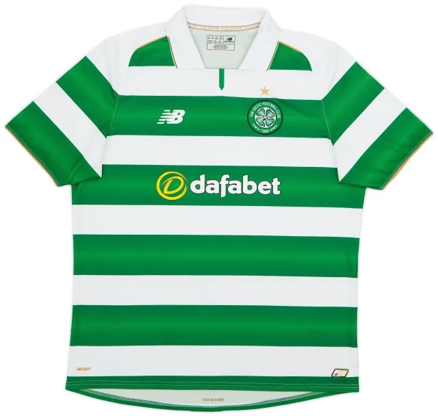 NewBalance 2016-17 Celtic Home Shirt - 7/10 - (XL)