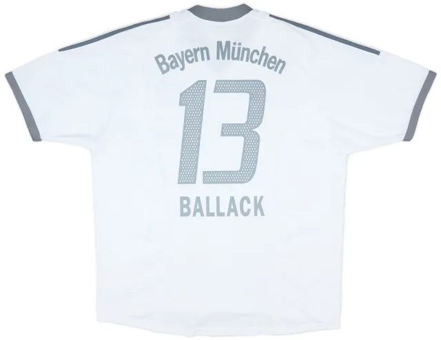 adidas 2002-03 Bayern Munich Away Shirt Ballack #13 - 7/10 - (XXL)