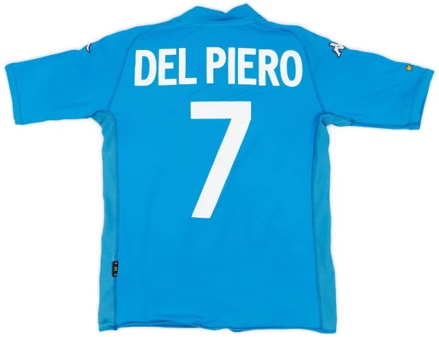 Kappa 2002 Italy Home Shirt Del Piero #7 - 6/10 - (M)
