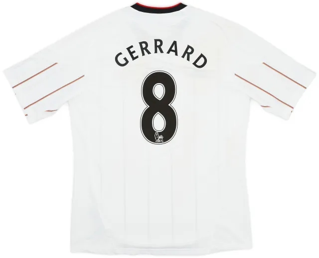 adidas 2010-11 Liverpool Away Shirt Gerrard #8 - 6/10 - (L)