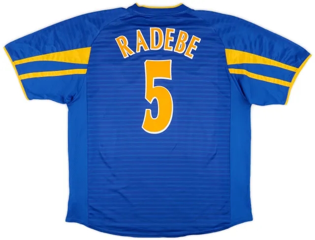 Nike 2001-03 Leeds United Away Shirt Radebe #5 - 7/10 - (XXL)