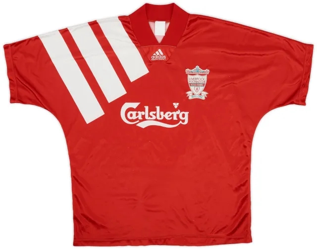 adidas 1992-93 Liverpool Centenary Home Shirt - 7/10 - (L)