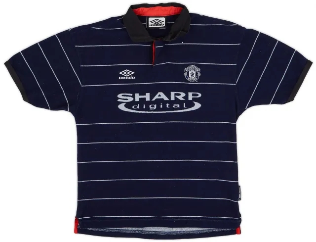 Umbro 1999-00 Manchester United Away Shirt - 8/10 - (M.Boys)
