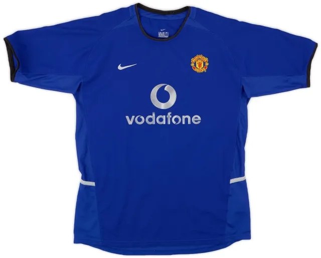 Nike 2002-03 Manchester United Third Shirt - 7/10 - (XL.Boys)