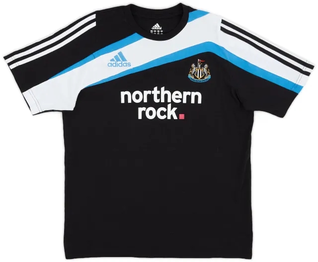 2009-10 Newcastle adidas Cotton Tee - 8/10 - (S)
