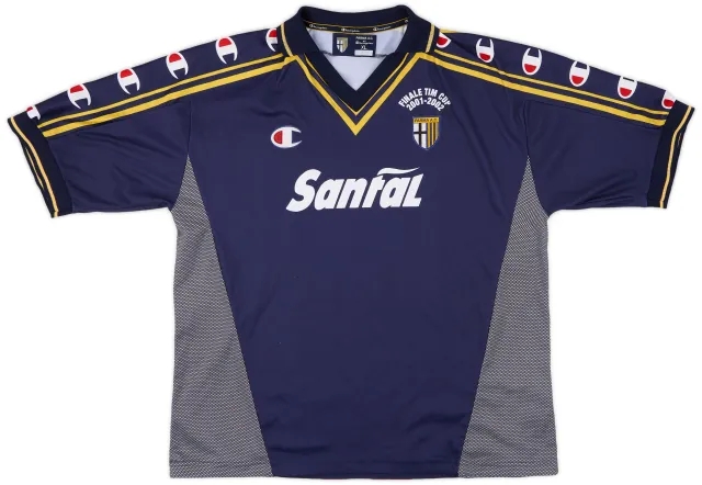 2001-02 Parma 'Signed' Finale TIM Cup Away Shirt - 9/10 - (XL)