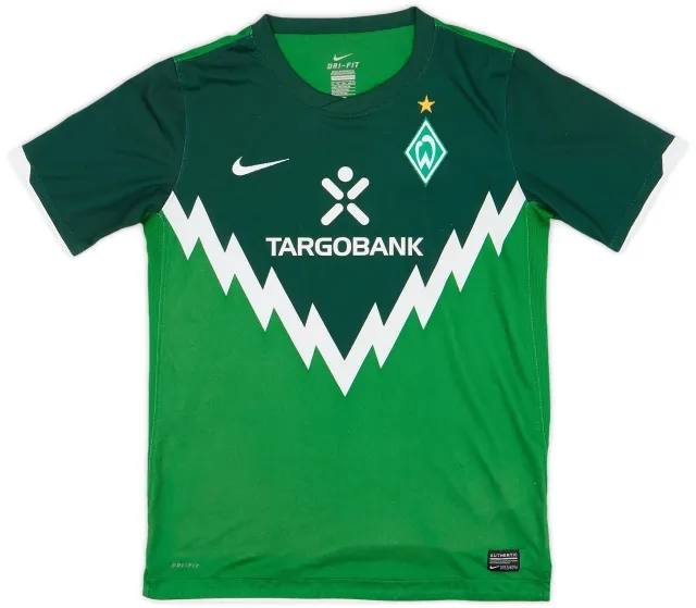 Nike 2010-11 Werder Bremen Home Shirt - 7/10 - (XL.Boys)
