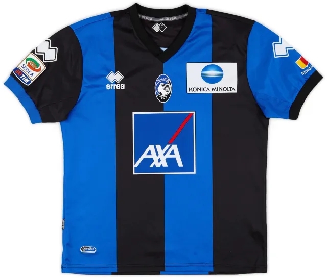 Errea 2013-14 Atalanta Home Shirt - 9/10 - (S)