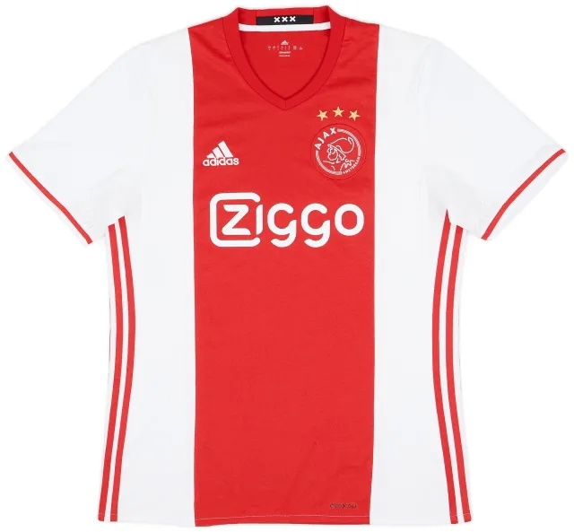 adidas 2016-17 Ajax Home Shirt - 9/10 - (L)