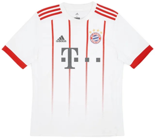 adidas 2017-18 Bayern Munich European Third Shirt - 8/10 - (XL.Boys)