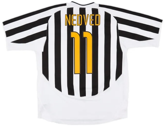 Nike 2003-04 Juventus Home Shirt Nedved #11 - 7/10 - (XL)