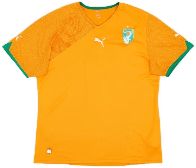Puma 2010-11 Ivory Coast Home Shirt - 6/10 - (XL)