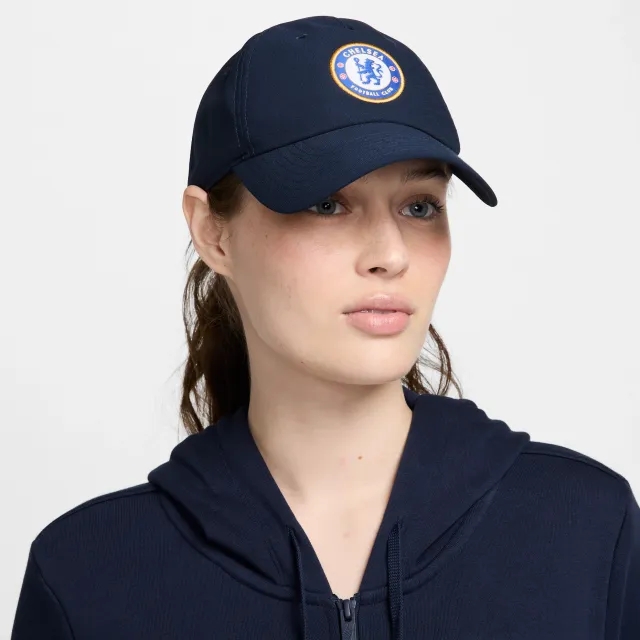 Chelsea F.C. Club Nike Football Soft Cap - Blue - Polyester