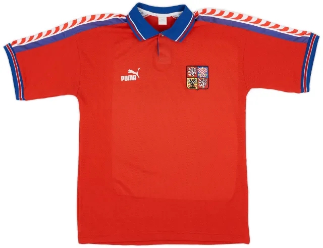 Puma 1996-98 Czech Republic Home Shirt - 8/10 - (L)