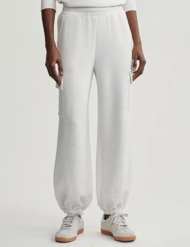 Nike Varley Women's The Cargo Pant 27.5 - Ivory Marl - White - Size: Small