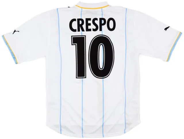 Puma 2001-02 Lazio European Home Shirt Crespo #10 (M)