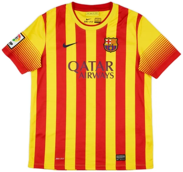 Nike 2013-15 Barcelona Away Shirt - 8/10 - (XL.Boys)