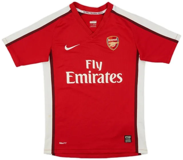 Nike 2008-10 Arsenal Home Shirt - 6/10 - (M.Boys)