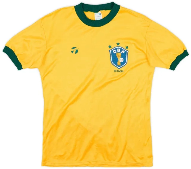 1982-85 Brazil Home Shirt - 8/10 - (S)