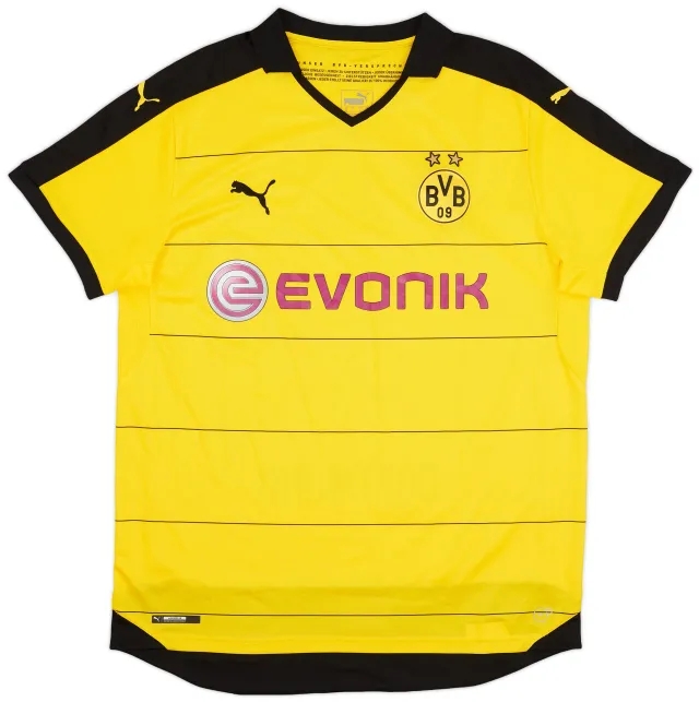 Puma 2015-16 Borussia Dortmund Home Shirt - 8/10 - (XL)