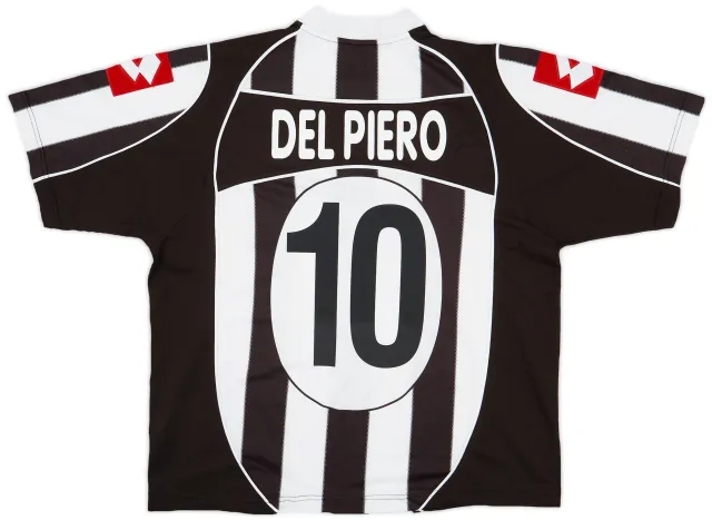 Lotto 2002-03 Juventus Home Shirt Del Piero #10 - 7/10 - (XL)