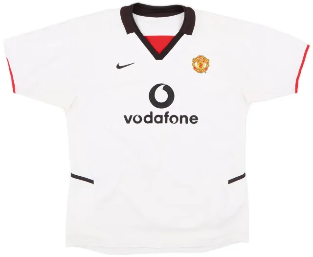 Nike 2002-03 Manchester United Away Shirt - 7/10 - (XL.Boys)