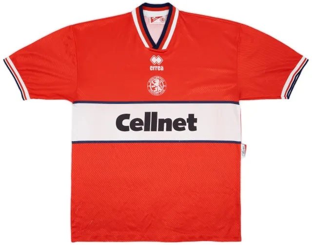 Errea 1997-98 Middlesbrough Home Shirt - 6/10 - (XL)