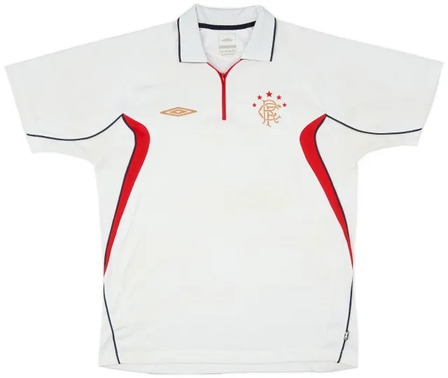2006-07 Rangers Umbro 1/4 Zip Training Polo - 6/10 - (L)