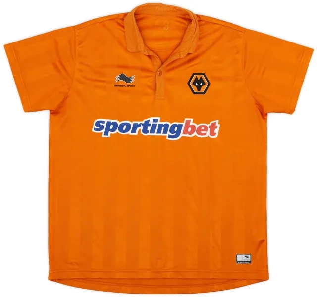 Burrda 2012-13 Wolves Home Shirt - 8/10 - (XL)
