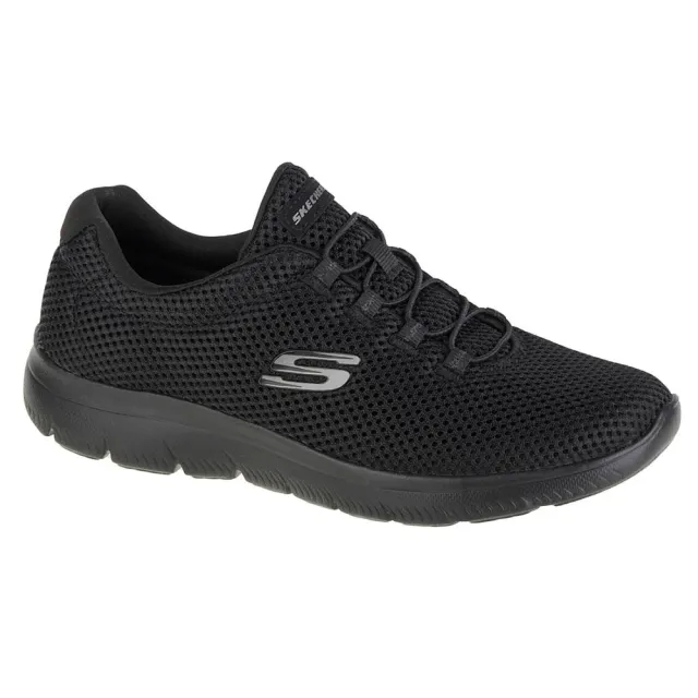 Skechers Women's Summits Sneaker in Black