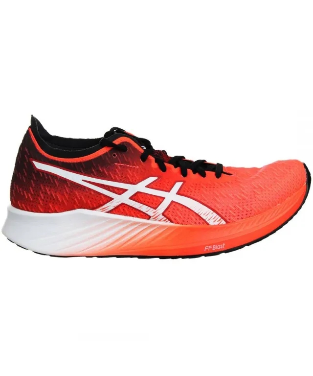 Asics Womens Magic Speed Running Shoes - Red Textile