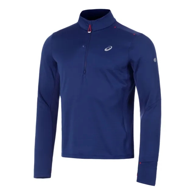 ASICS Road Winter 1/2 Zip Running Shirt Men - Dark Blue