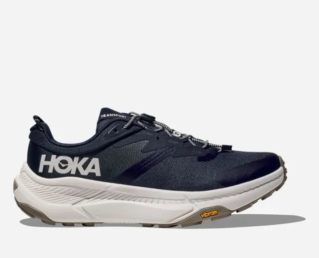 Hoka One One HOKA Men's Transport Hiking Shoes in Varsity Navy/White