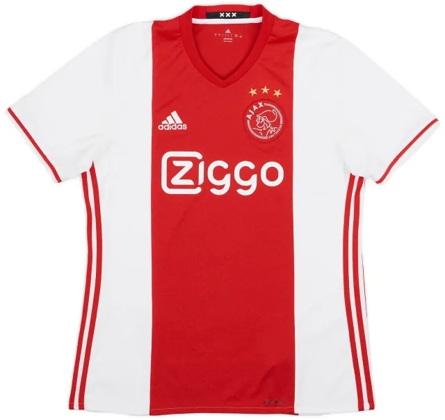 adidas 2016-17 Ajax Home Shirt - 8/10 - (L)