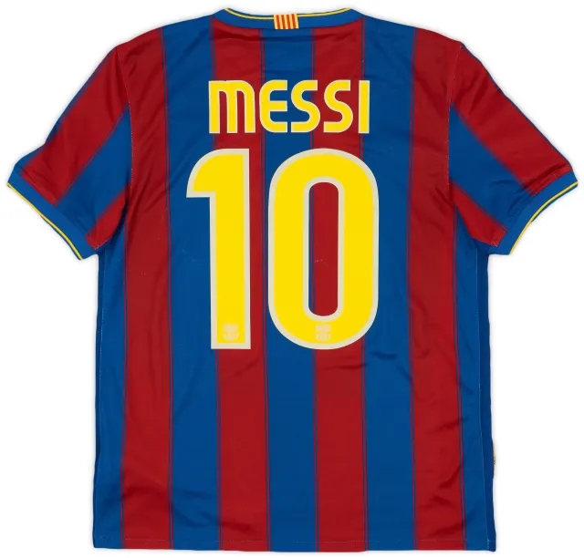Nike 2009-10 Barcelona Home Shirt Messi #10 - 6/10 - (S)