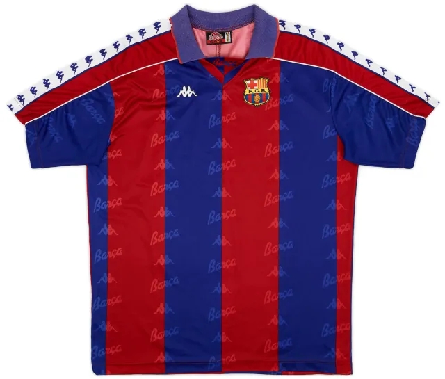 Kappa 1992-95 Barcelona Home Shirt - 9/10 - (XL)