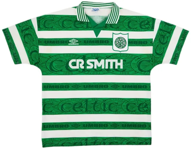 Umbro 1995-97 Celtic Home Shirt - 9/10 - (XL)