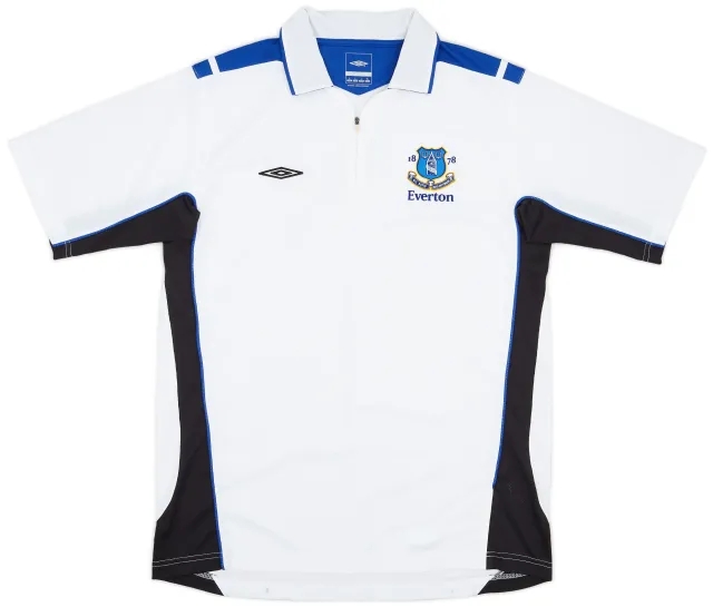 2005-06 Everton Umbro Polo Shirt - 9/10 - (L)