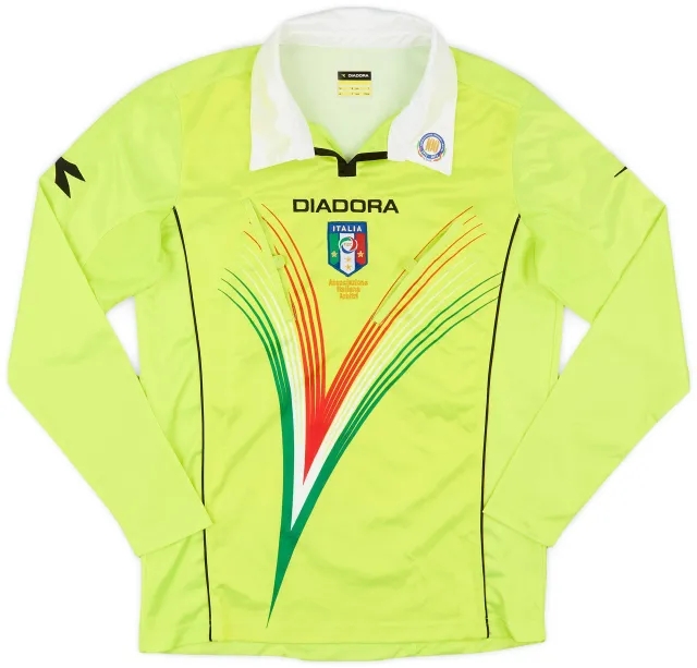 2011-12 Italy Diadora Centenary Referee L/S Shirt - 8/10 - (S)
