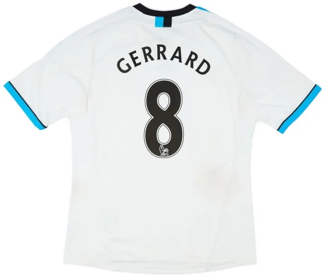 adidas 2011-12 Liverpool Third Shirt Gerrard #8 - 6/10 - (L)
