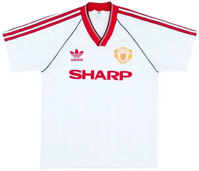 adidas 1988-90 Manchester United Away Shirt - 5/10 - (S)