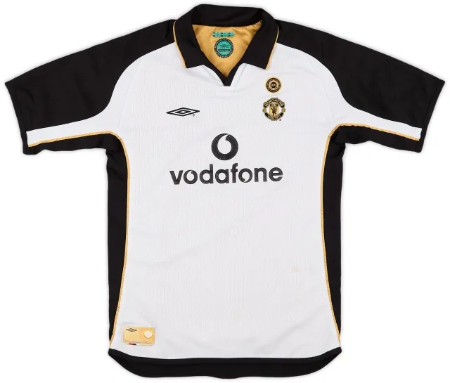 Umbro 2001-02 Manchester United Centenary Away/Third Shirt - 5/10 - (L.Boys)