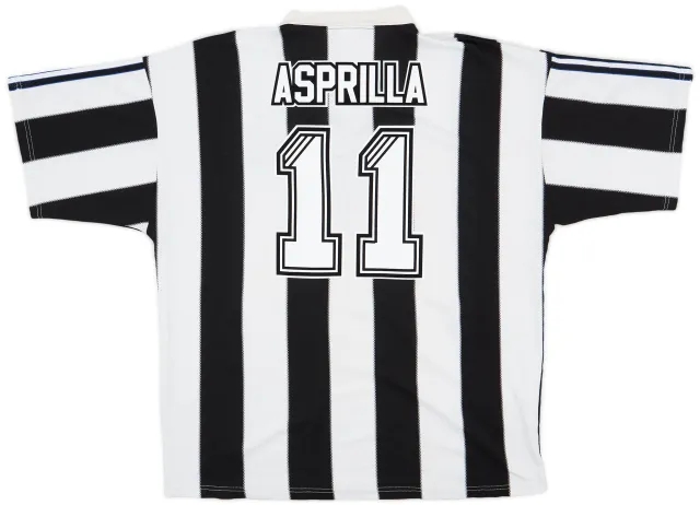 adidas 1995-97 Newcastle Home Shirt Asprilla #11 - 5/10 - (XXL)