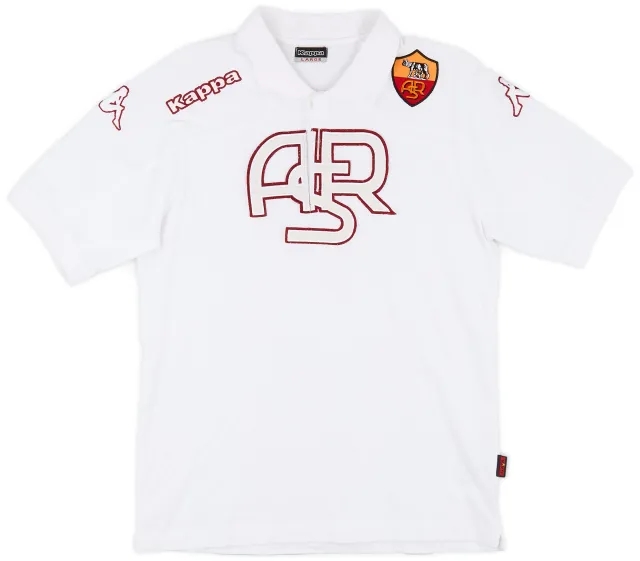 2009-10 Roma Kappa Polo Shirt - 9/10 - (L)