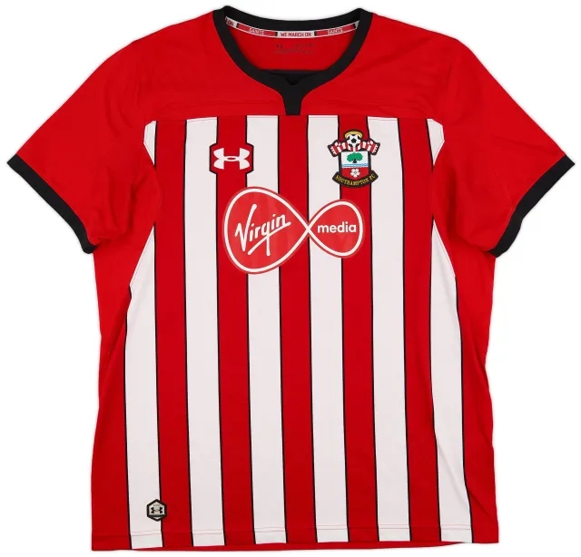 Under Armour 2018-19 Southampton Home Shirt - 8/10 - (XXL)