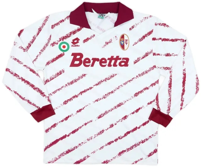 Lotto 1993-94 Torino Away L/S Shirt - 8/10 - (L)