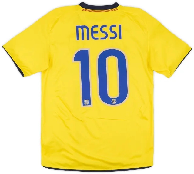 Nike 2008-10 Barcelona Away Shirt Messi #10 - 8/10 - (S)