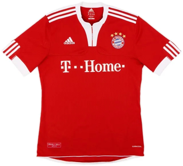adidas 2009-10 Bayern Munich Home Shirt - 7/10 - (M)