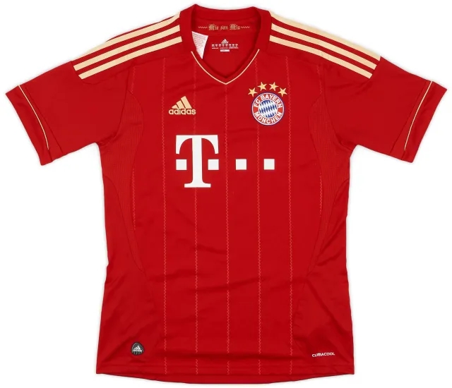 adidas 2011-13 Bayern Munich Home Shirt - 8/10 - (XL.Boys)